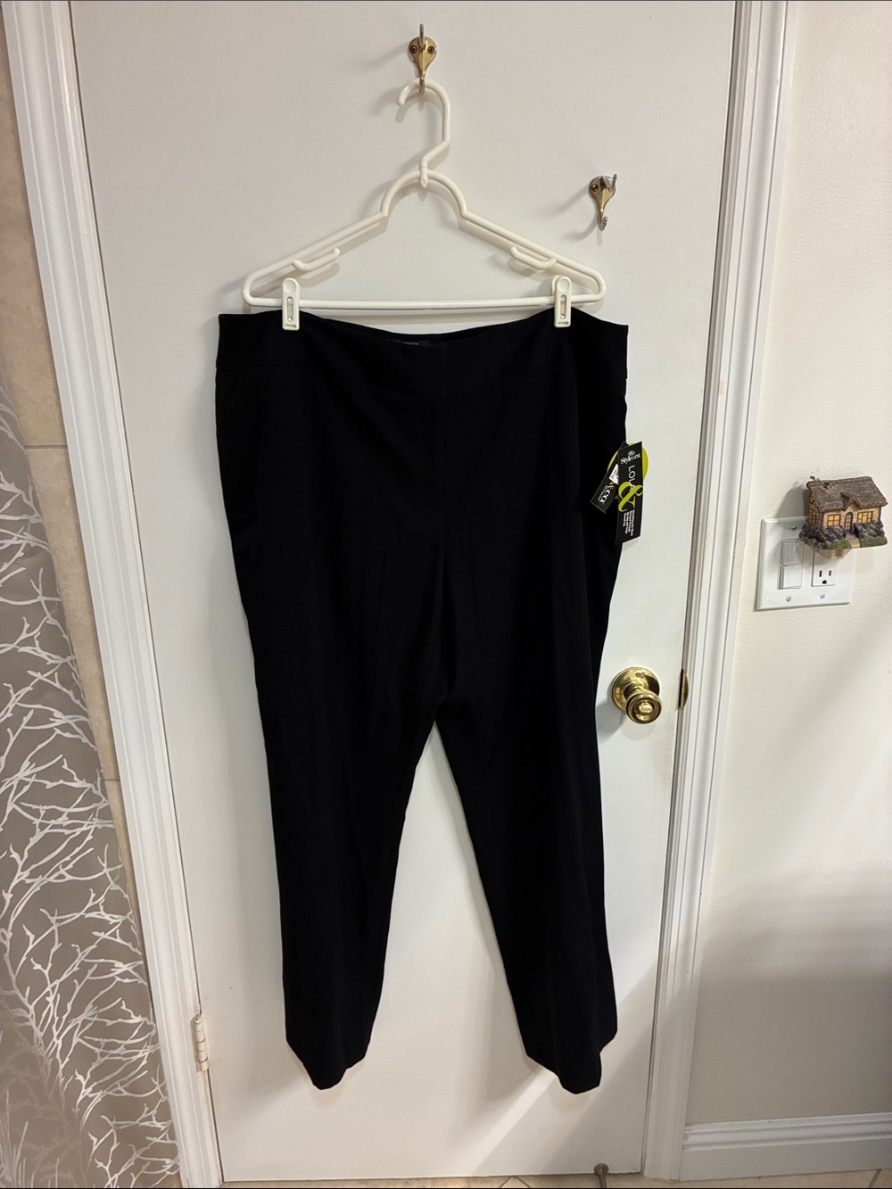 NWT Style & Co. Lola Black Trousers With Flared Leg Sz 20W